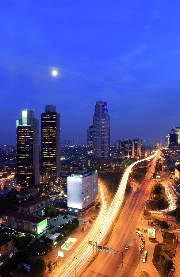 Financial District Of Istanbul Photograph by Muratkoc Financial District Of Istanbul Photograph by Muratkoc