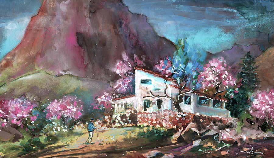 Mountain Painting - Finca On The Costa Blanca 02 by Miki De Goodaboom