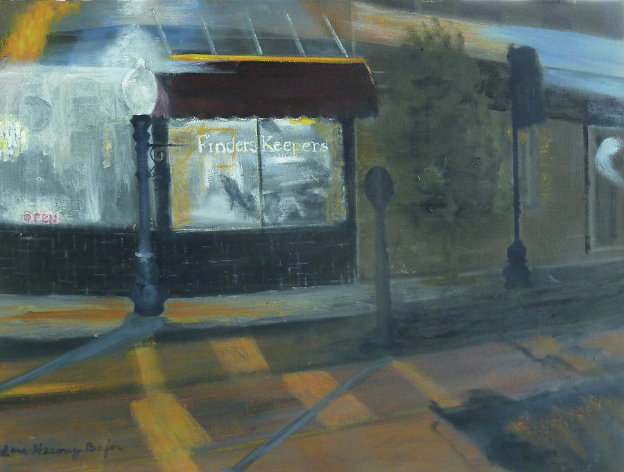 Nocturnal Painting - Finders Keepers by Lois Bajor Nocturnal Painting - Finders Keepers by Lois Bajor