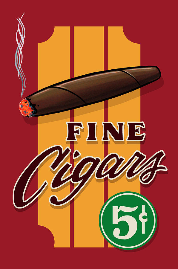 Fine Cigars Digital Art by Retroplanet - Fine Art America