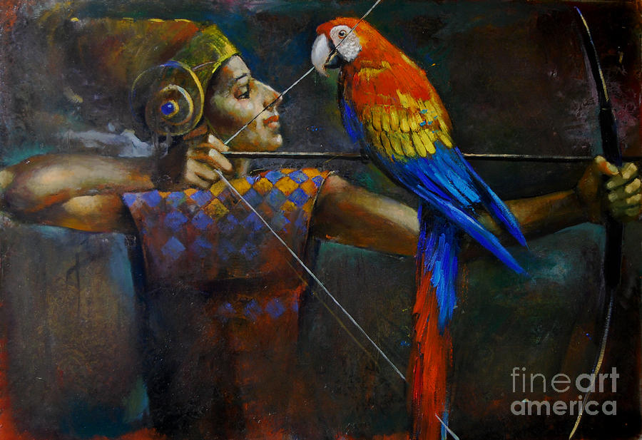 Parrot Painting - Finest Archery by Michal Kwarciak