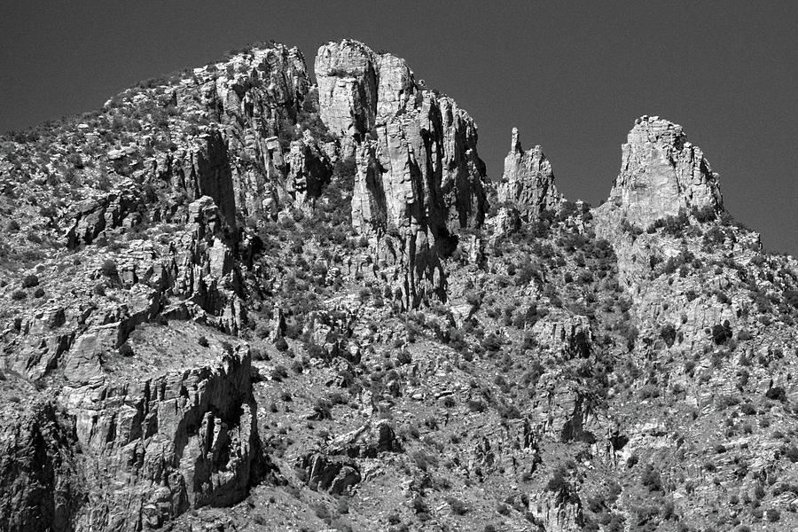 Finger Rock Black and White Photograph by Chance Kafka