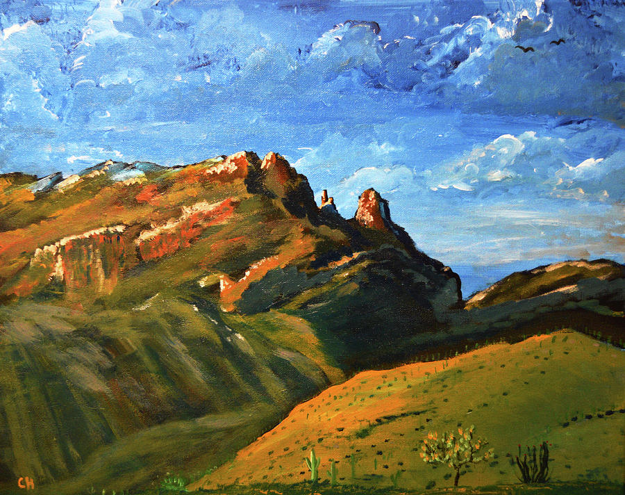 Tucson Painting - Finger Rock Splendor  by Chance Kafka