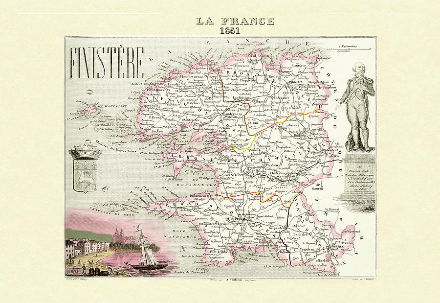 Finistere Painting by Alexandre Vuillemin