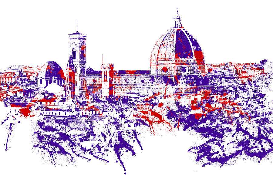 Florence Digital Art - Fiorentina Cathedral  by Christine Buckley