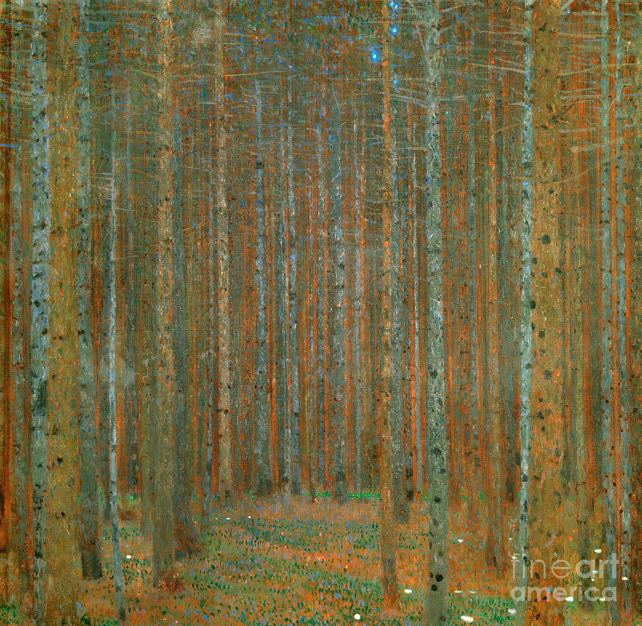 Gustav Klimt Painting - Fir Forest I, 1901 by Gustav Klimt