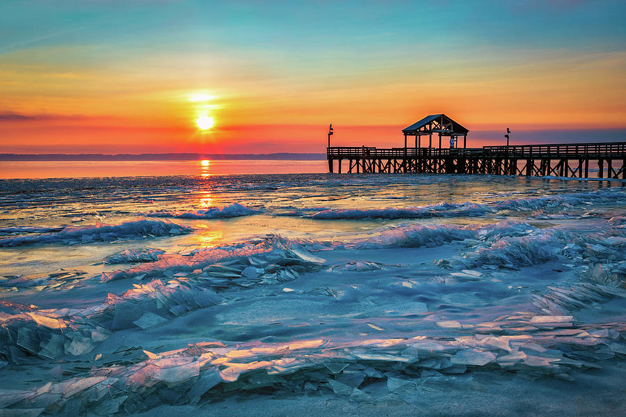 Fire and Ice Photograph by C  Renee Martin
