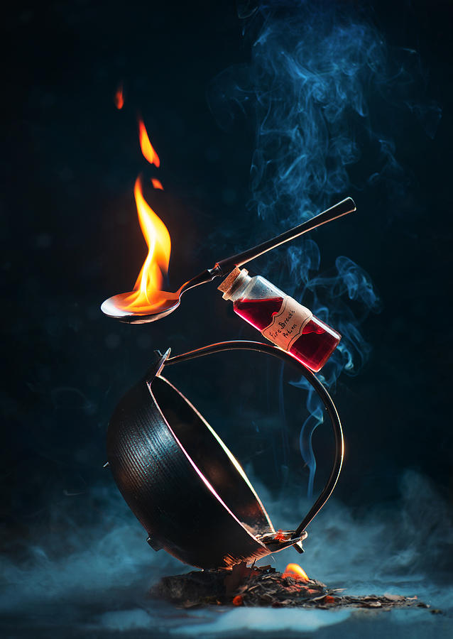 Fire Breath Potion Photograph by Dina Belenko