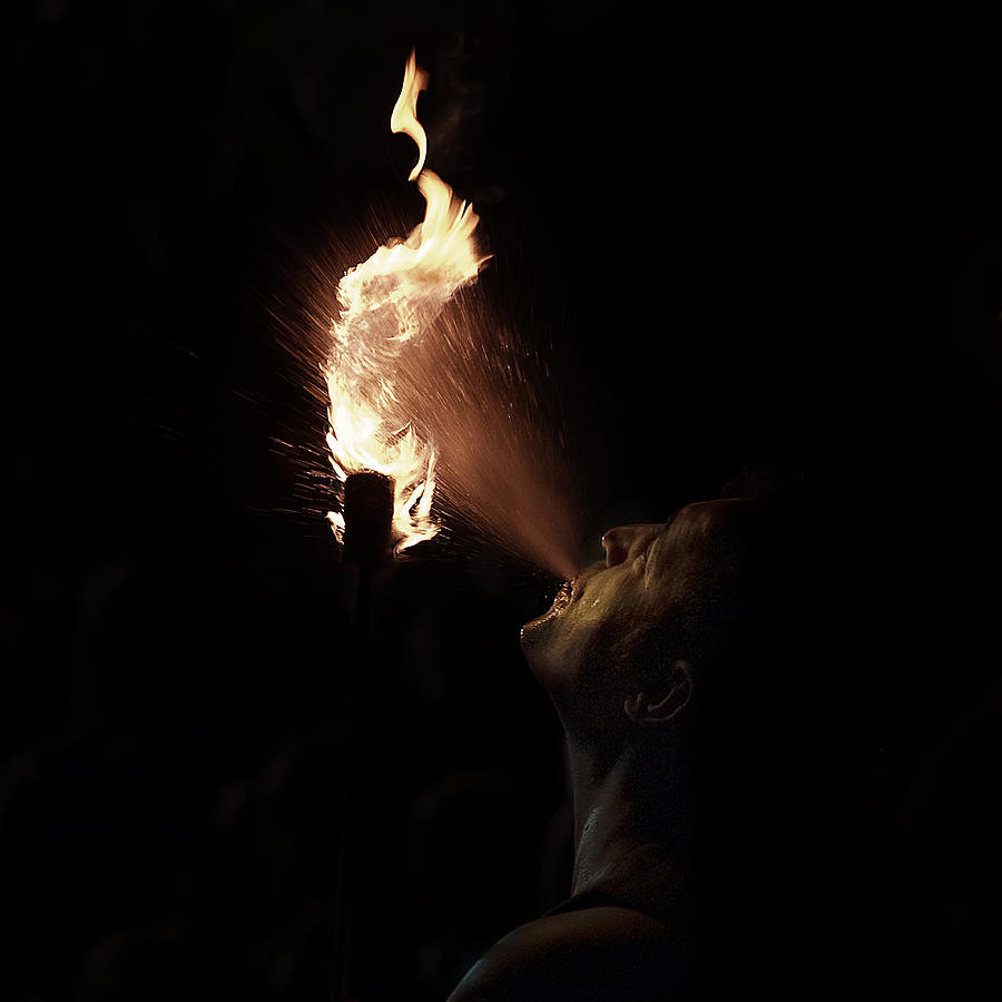 Fire Photograph - Fire Eater by Nebula