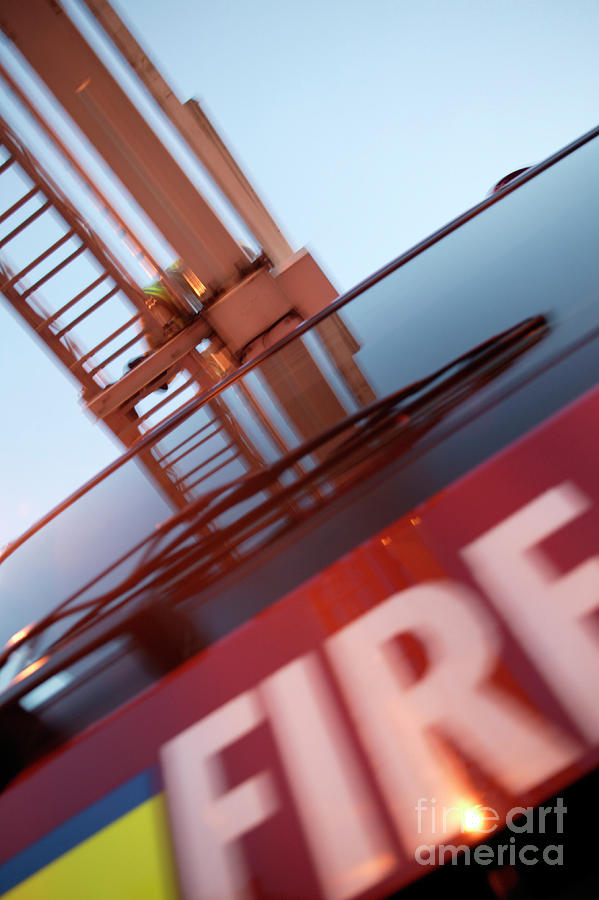 Fire Engine Abstract Fire Engine by Science Photo Library