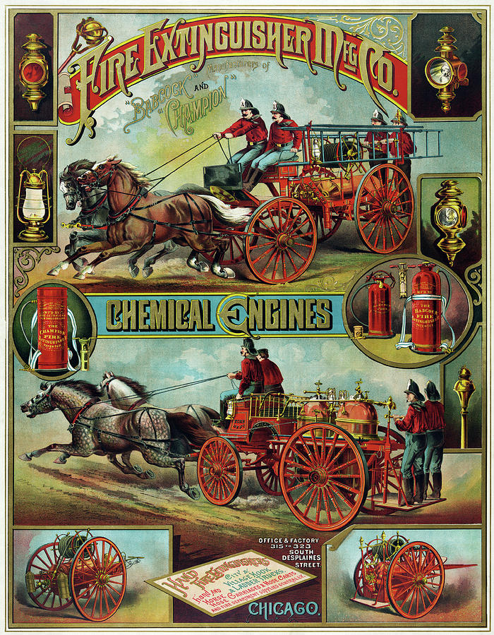 Fire Extinguisher Manufacturing Company Painting by Unknown