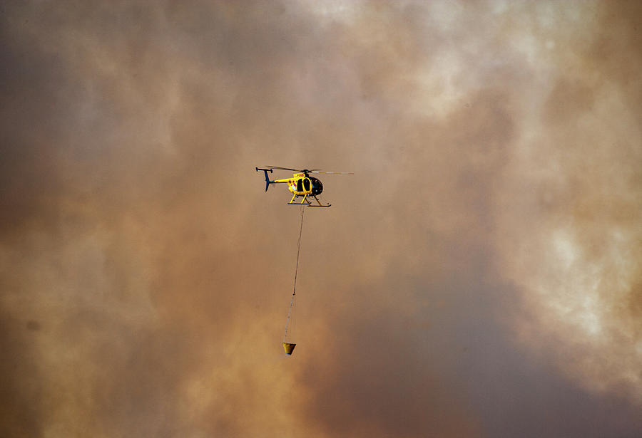 Fire Fighting Helicopter Photograph by Anthony Jones