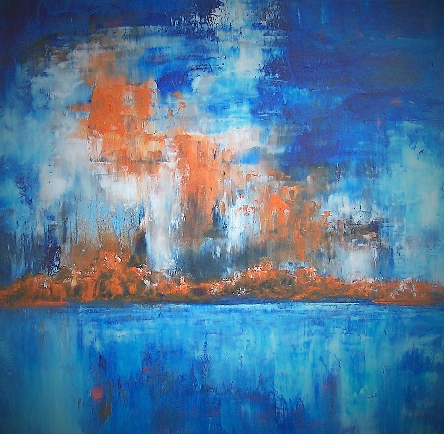 Fire In the Sky Painting by Karren Case