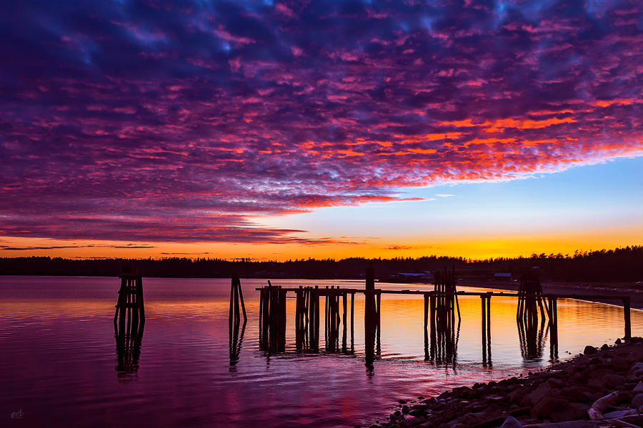 Fire in the Sky Photograph by Thomas Ashcraft