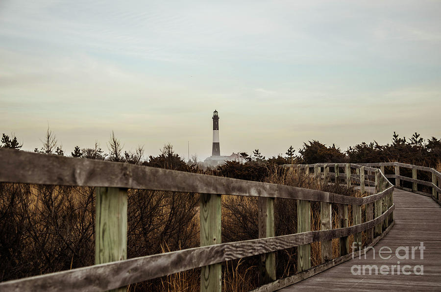 Fire Island Boardwalk Photograph by Ray Larsen - Pixels