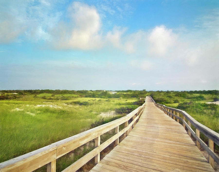 Fire Island Boardwalk Photograph by Vicki Jauron - Pixels