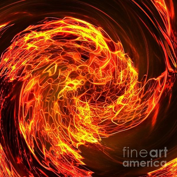 Fire Wave Digital Art