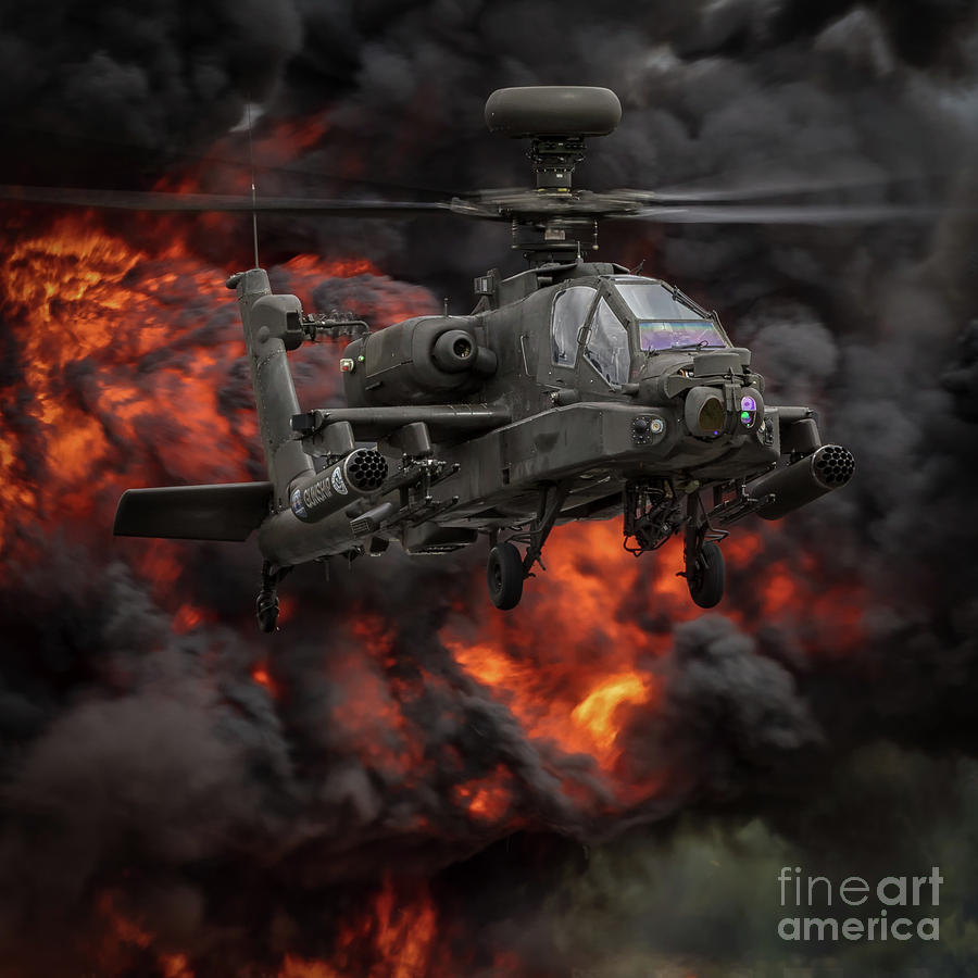 Jet Photograph - Fireball Apache by Gary Stray