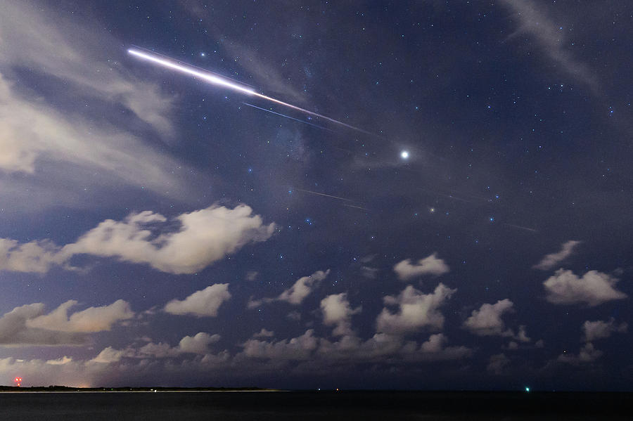 Fireball in the Sky Photograph by Joe Leone