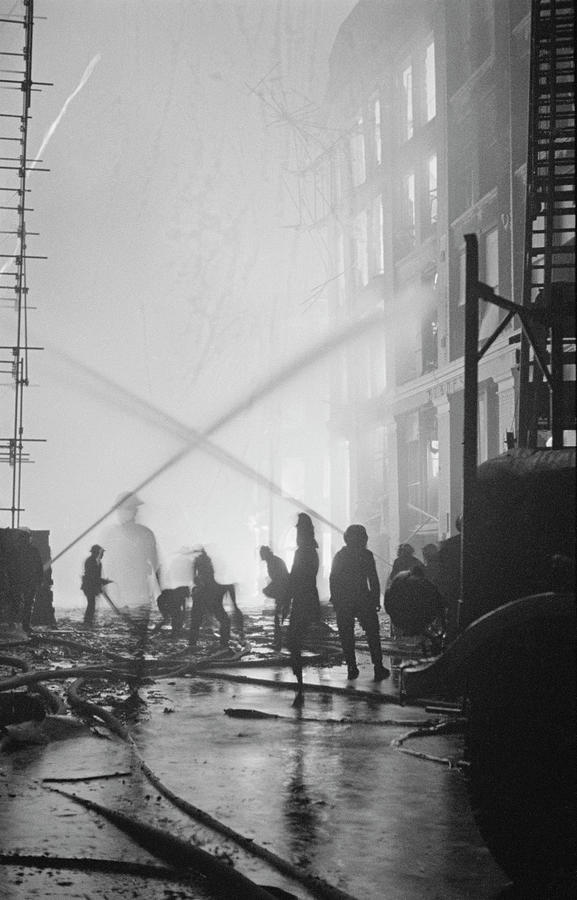Firefighting During The Blitz Photograph by Bert Hardy