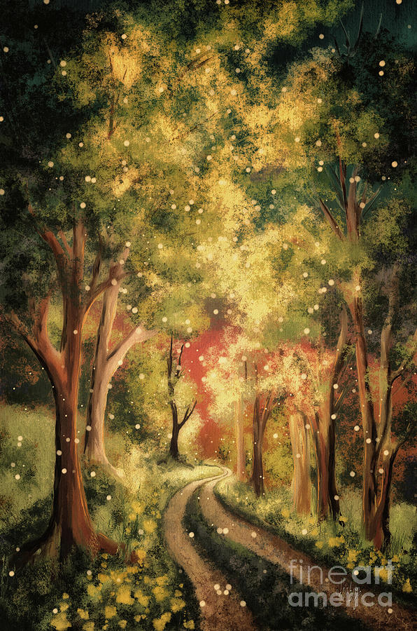 Firefly Twilight Digital Art by Lois Bryan