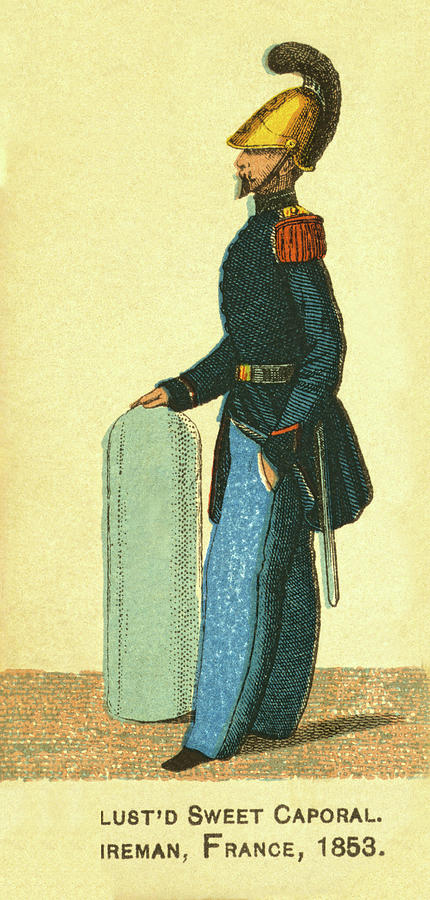 Fireman, France, 1853 Painting by Unknown