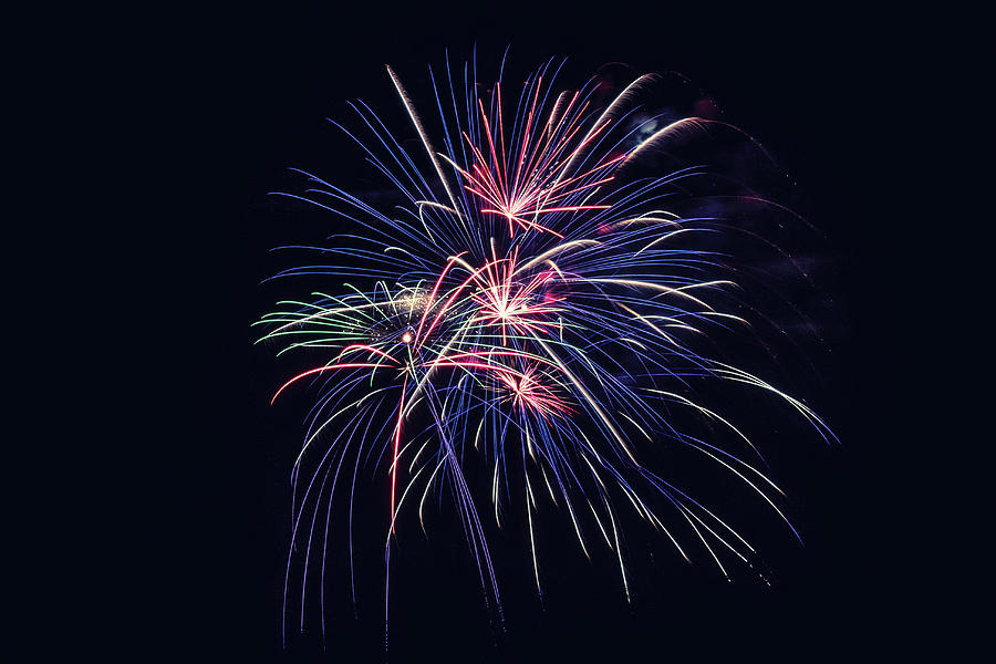 4th Of July Photograph - Firework 2019 Five by Marnie Patchett 4th Of July Photograph - Firework 2019 Five by Marnie Patchett