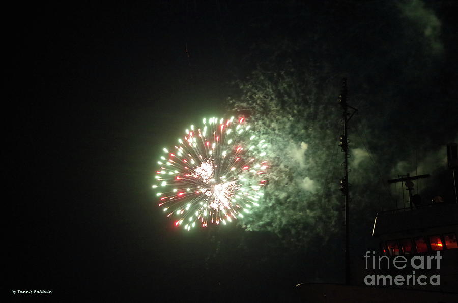 Firework Boom Photograph by Tannis Baldwin