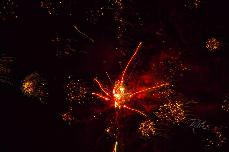 Fireworks Alien Photograph by Meta Gatschenberger
