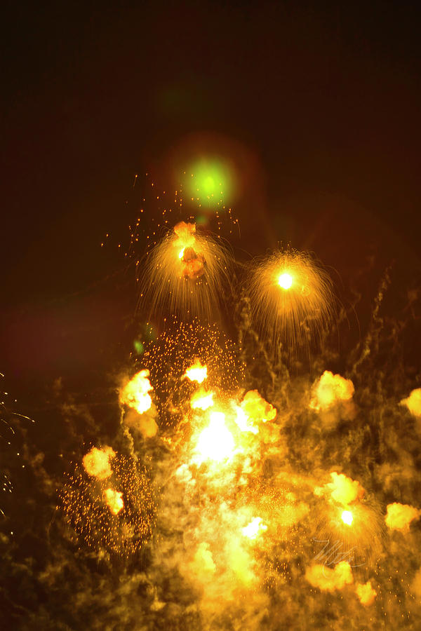 Fireworks All Hell Breaks Loose Photograph by Meta Gatschenberger