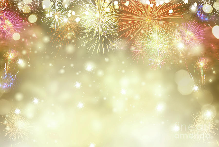 Fireworks and bokeh lights concept Photograph by Anastasy Yarmolovich