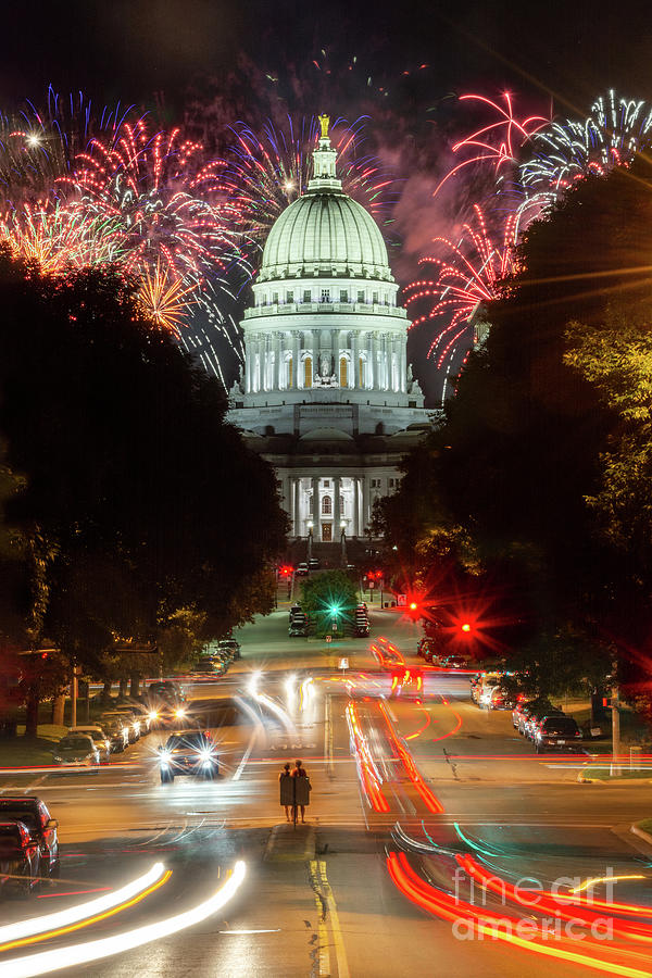 Fireworks and Frivolity Photograph by Amfmgirl Photography