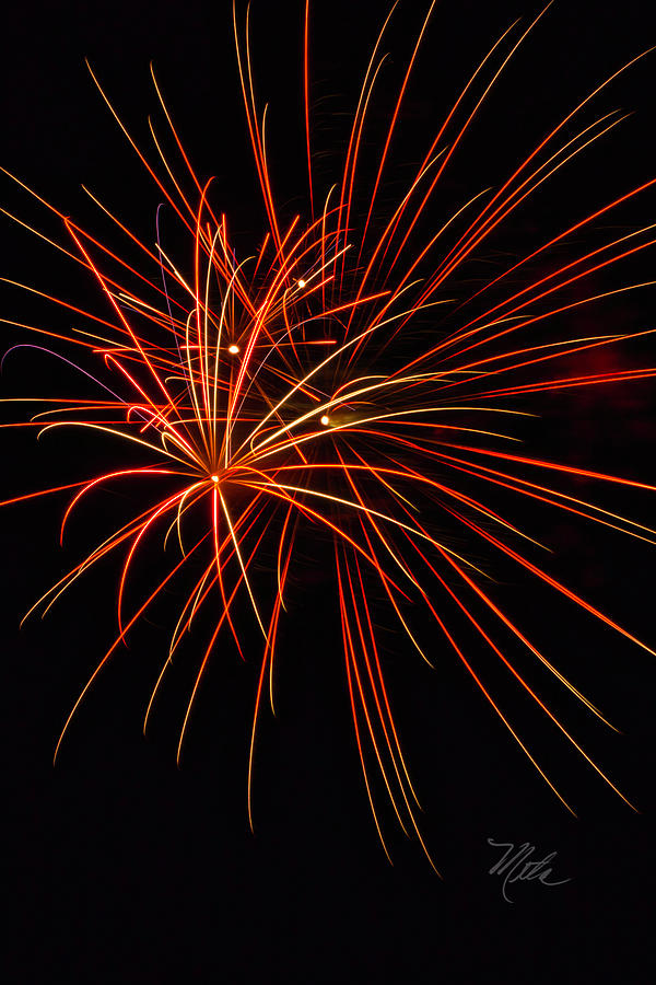 Fireworks Explosion Photograph by Meta Gatschenberger