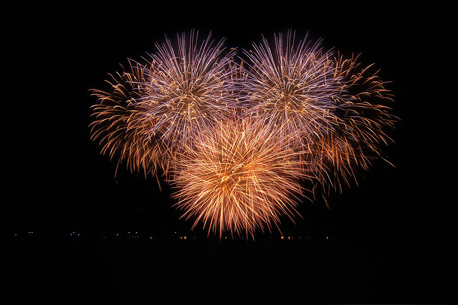 Fireworks Ferragosto 2019 Photograph by Wolfgang Stocker