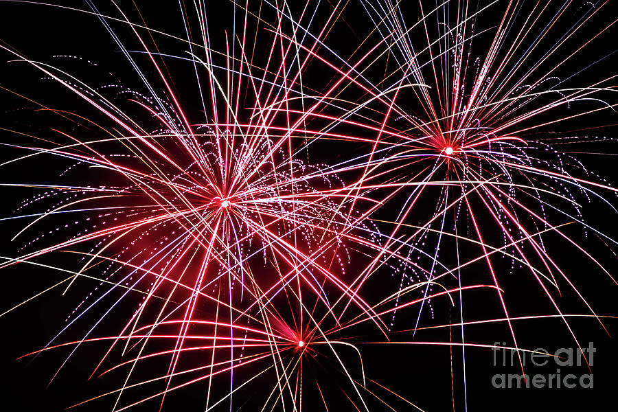 Fireworks Photograph - Fireworks 4 by Gina Matarazzo Fireworks Photograph - Fireworks 4 by Gina Matarazzo
