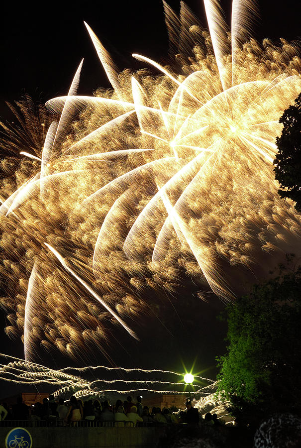 Fireworks In Paris, France Photograph by Jalag / Natalie Kriwy - Pixels