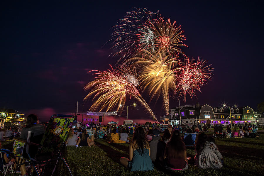 Fireworks in the Heights Photograph by Andrew Ross Fine Art America