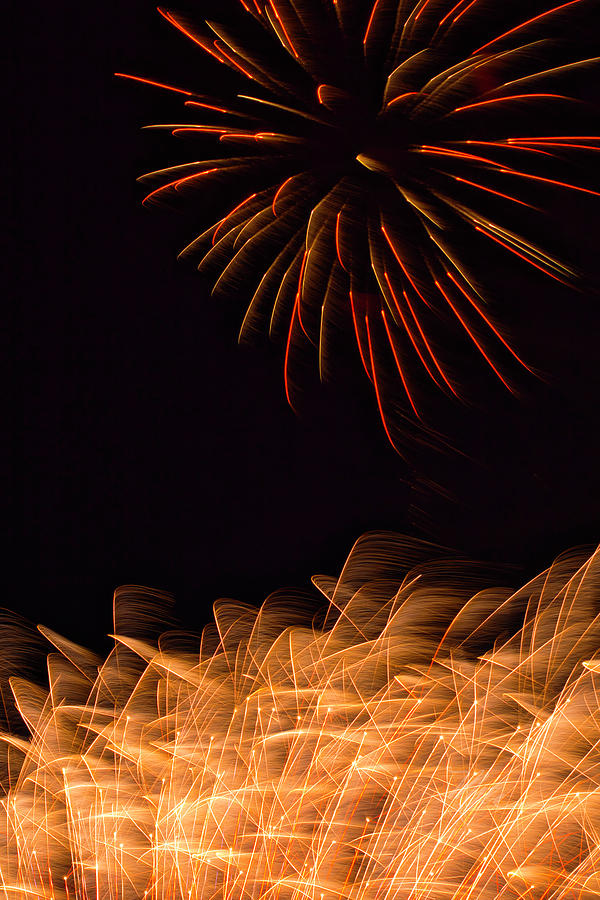 Fireworks Static Photograph by Meta Gatschenberger
