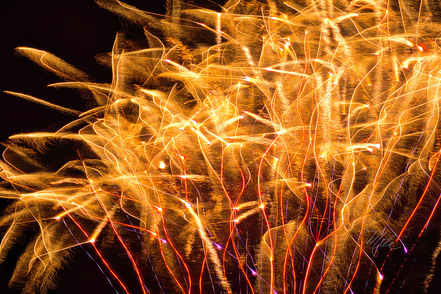 Fireworks Wheat Photograph by Meta Gatschenberger