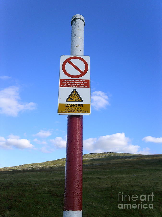 Firing Range Dartmoor Photograph by John Williams Fine Art America