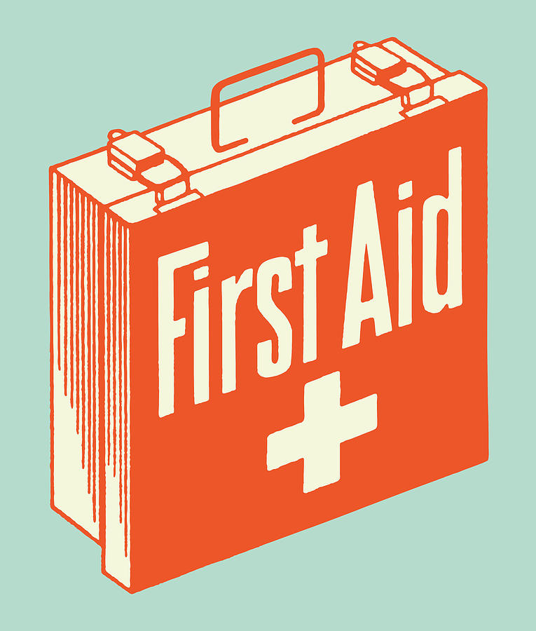 How to draw first aid kit easily/First aid kit box drawing - YouTube