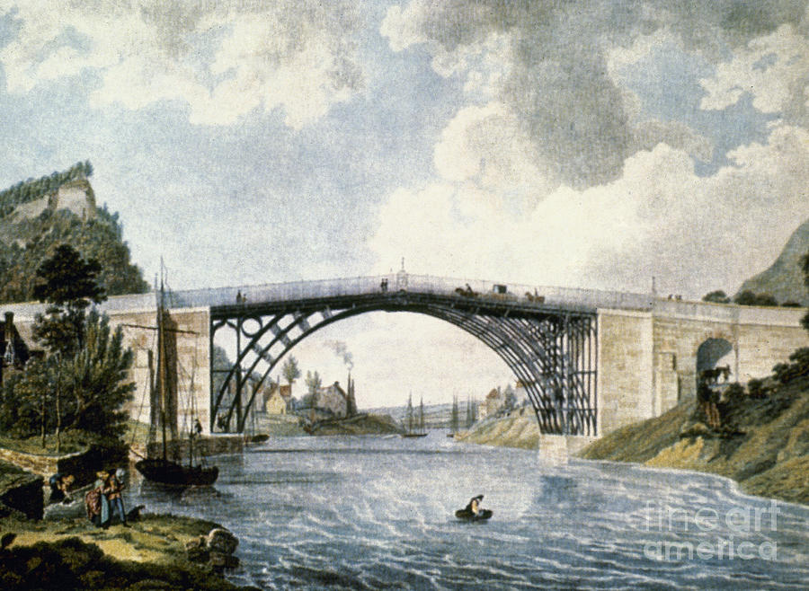 First All-Iron Bridge, 1779 Photograph by Granger