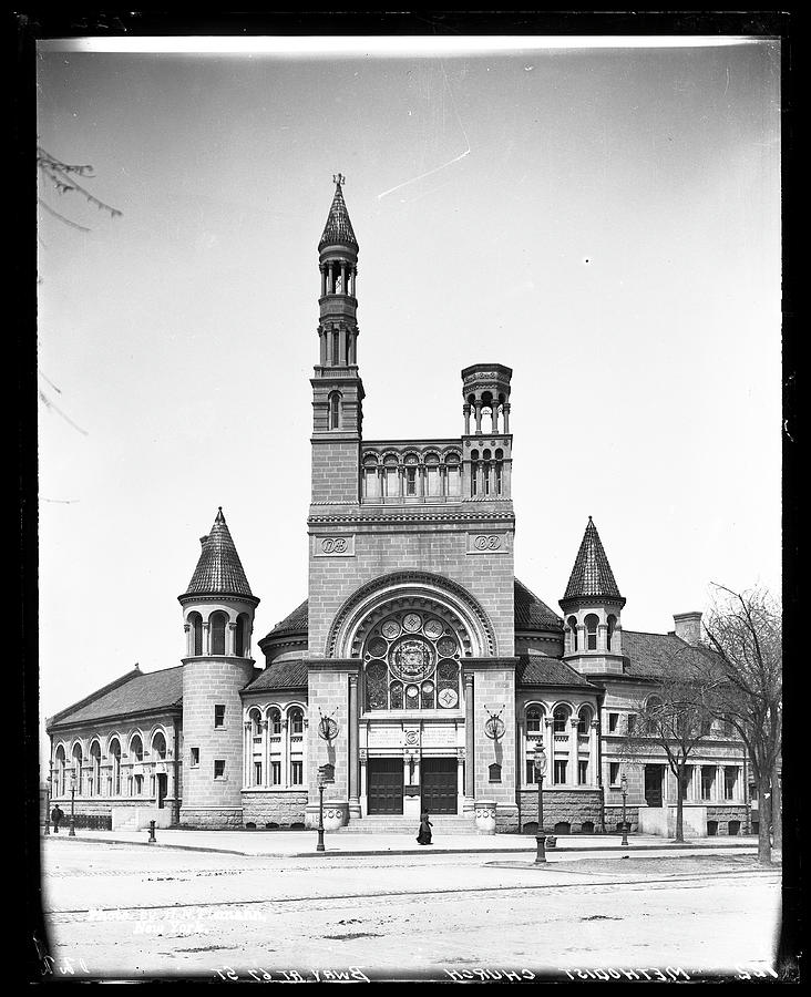 First Baptist Church Photograph by The New York Historical Society