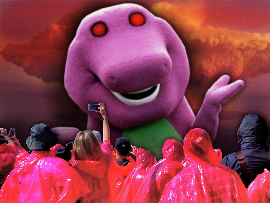 First Barney of the Apocalypse Digital Art by Andrea Cole - Fine Art ...