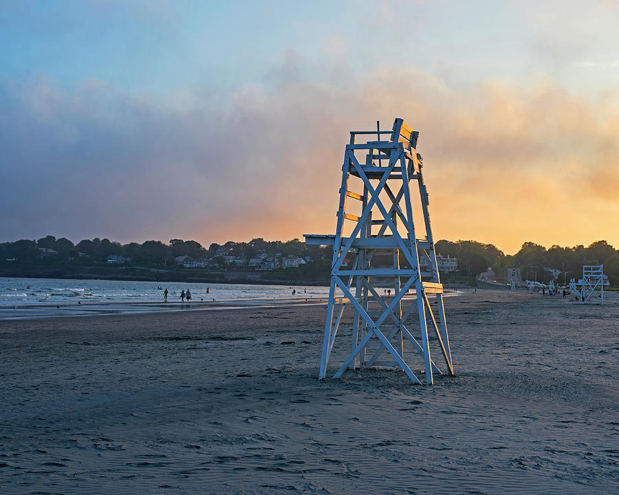 First Beach Sunset Newport RI Rhode Island Photograph by Toby McGuire