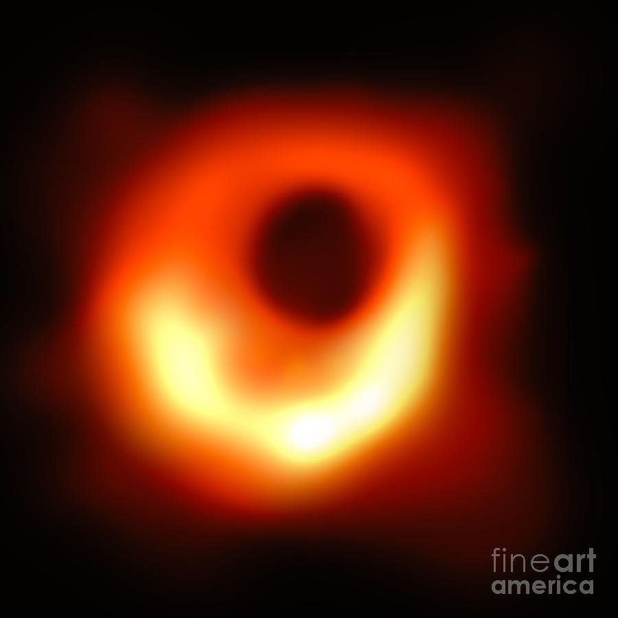 First Black Hole Picture Photograph by Benny Marty