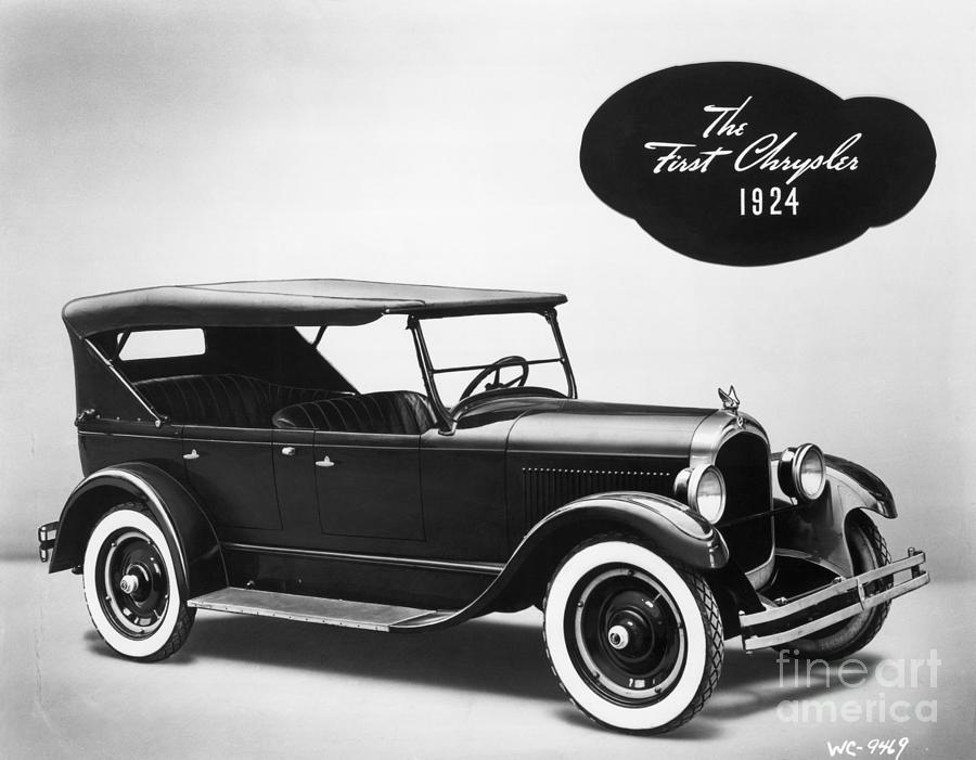 First Chrysler Automobile Photograph by Bettmann