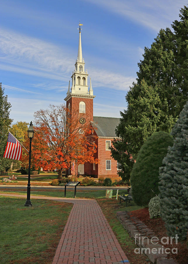 First Church of Christ In Wethersfield CT  3514 Photograph by Jack Schultz