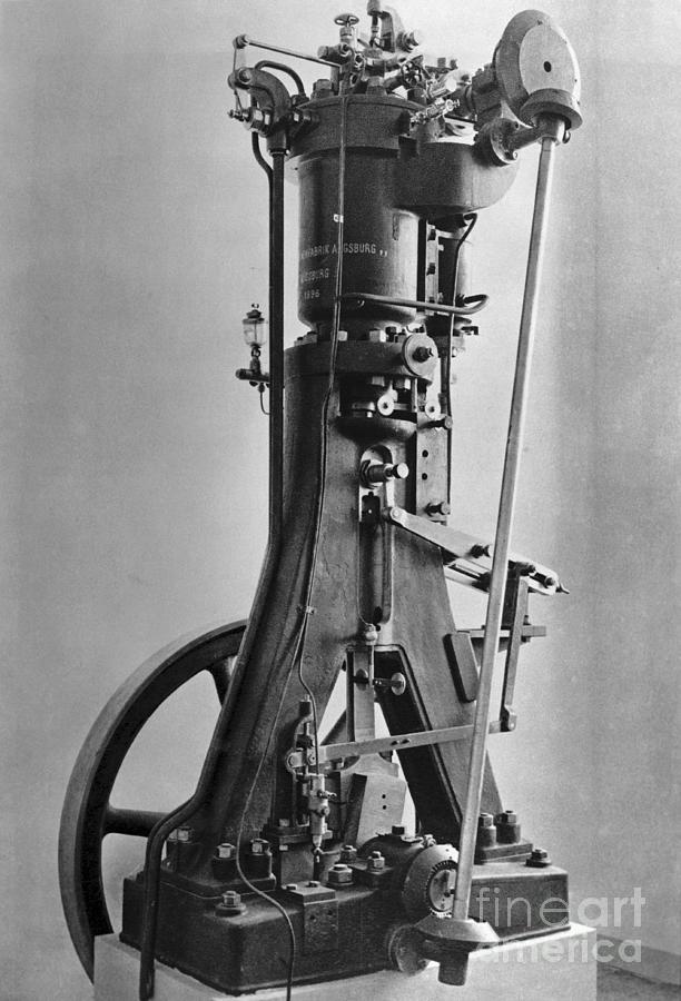 First Diesel Engine Photograph by Bettmann