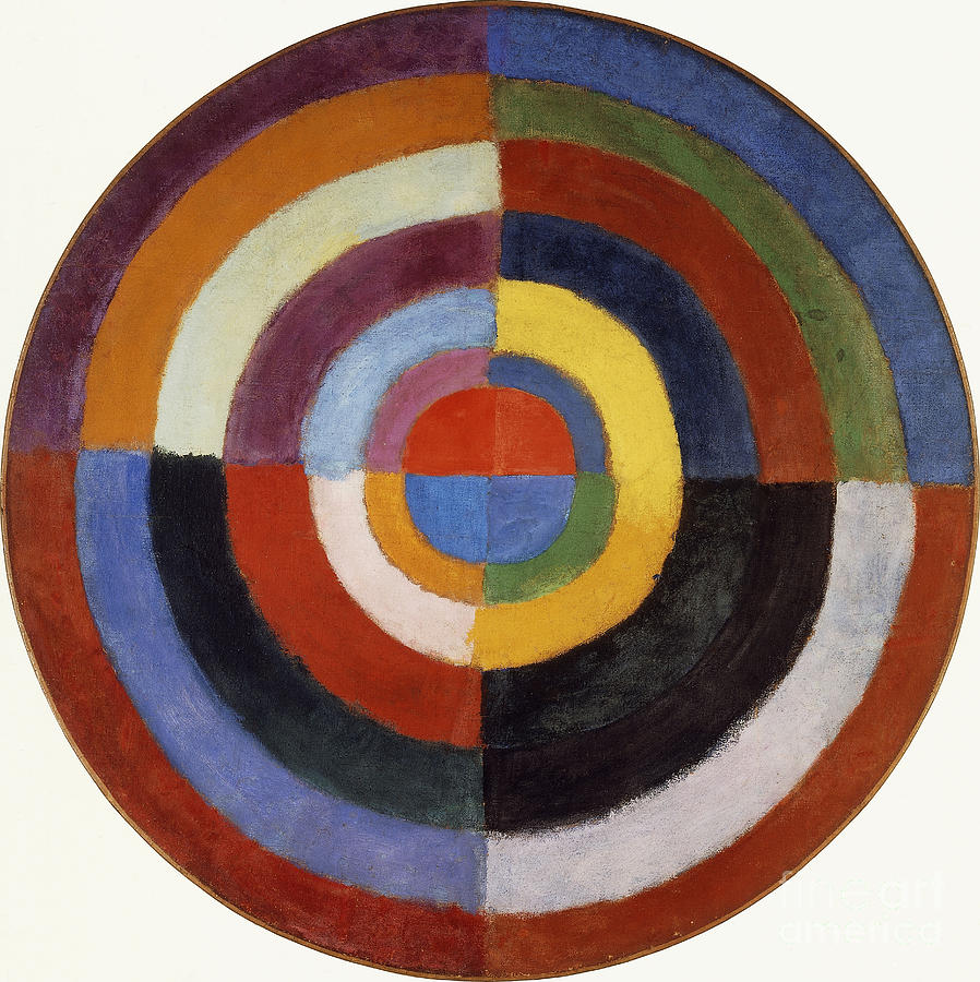 Robert Delaunay Painting - First Disc, 1912 by Robert Delaunay